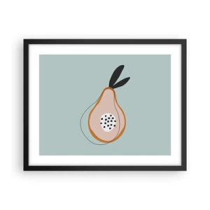 Póster en marco negro - El interior de la naturaleza - 50x40 cm