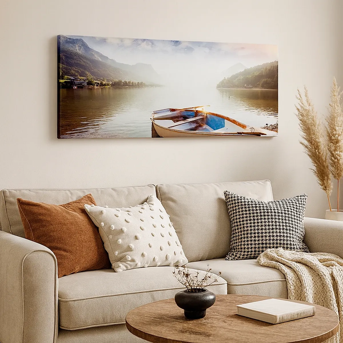 Cuadro sobre lienzo - Impresión de Imagen - Junto al agua clara - 30x30 cm