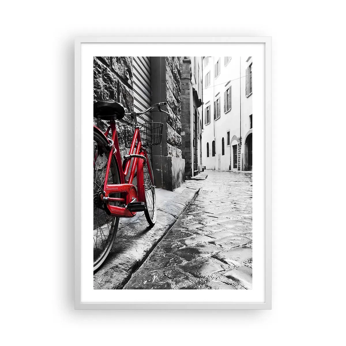 Póster en marco blanco - La verdadera belleza no envejece - 50x70 cm