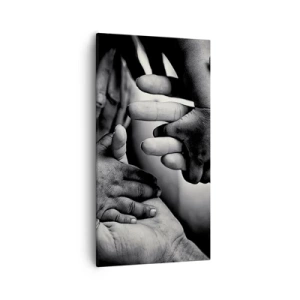 Cuadro sobre lienzo - Impresión de Imagen - Ser humano - 55x100 cm