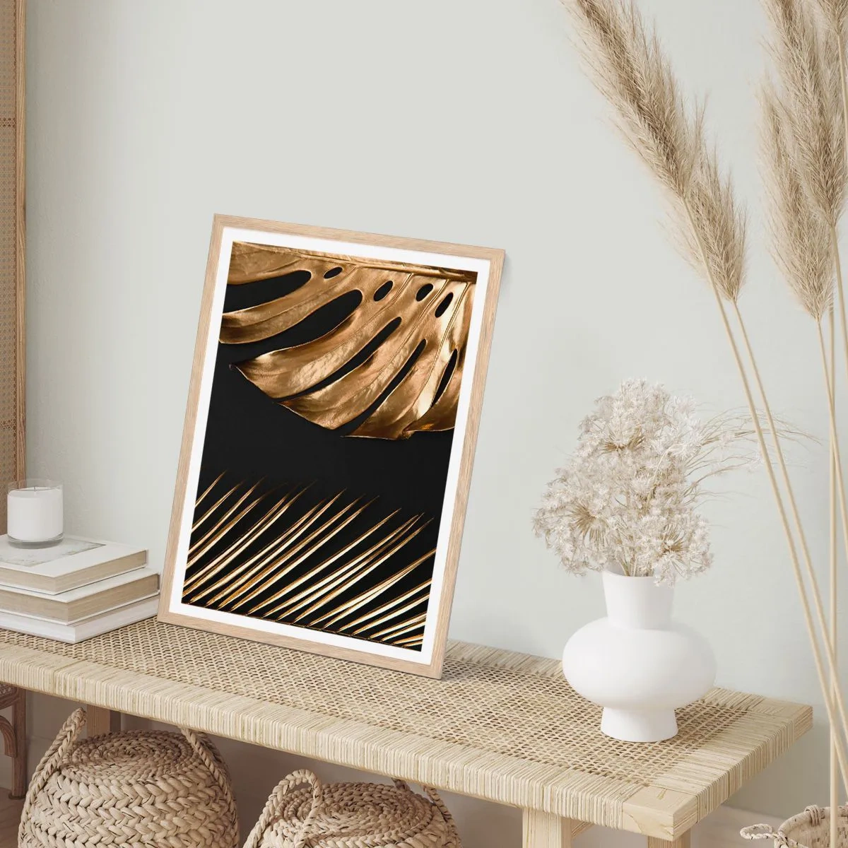 Póster en marco roble claro - Diferente, e igualmente valioso - 40x50 cm