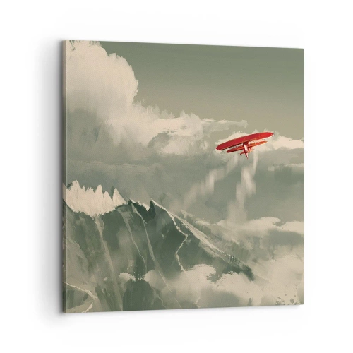 Cuadro sobre lienzo - Impresión de Imagen - Pionero sin miedo - 60x60 cm