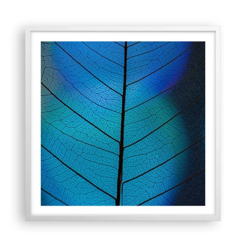 Póster en marco blanco - Construcción intrincada - 60x60 cm