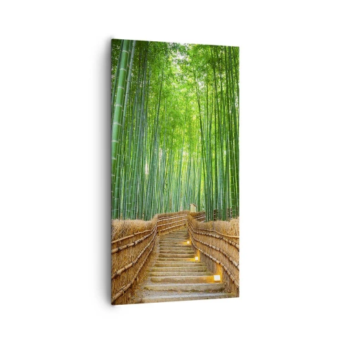 Cuadro sobre lienzo - Impresión de Imagen - La esencia de la naturaleza asiática - 65x120 cm