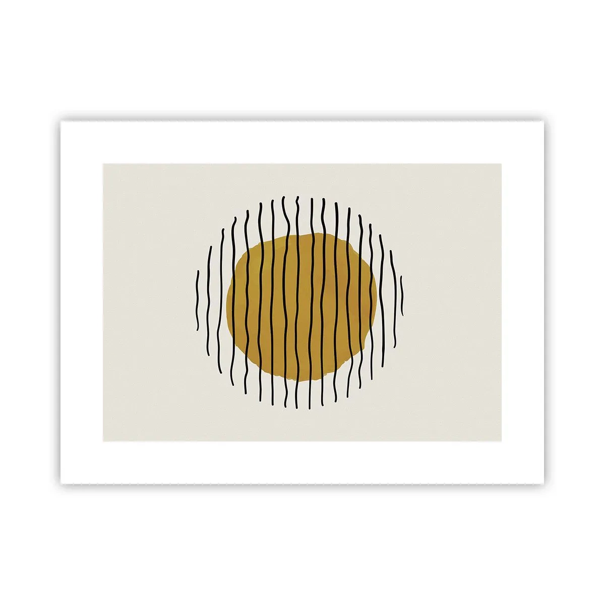 Póster - Abstracción cálida - 40x30 cm