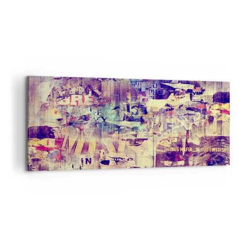 Cuadro sobre lienzo - Impresión de Imagen - Y eso es todo lo que quedará - 100x40 cm