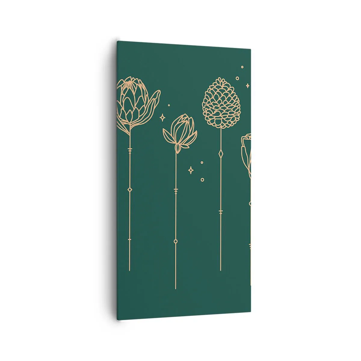 Cuadro sobre lienzo - Impresión de Imagen - La familia vegetal - 65x120 cm