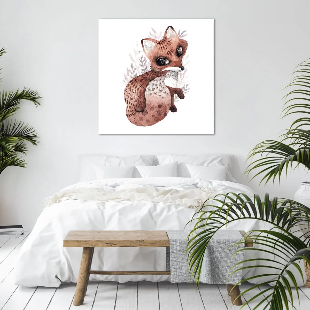 Cuadro sobre lienzo - Impresión de Imagen - Dulzura y amor - 60x60 cm