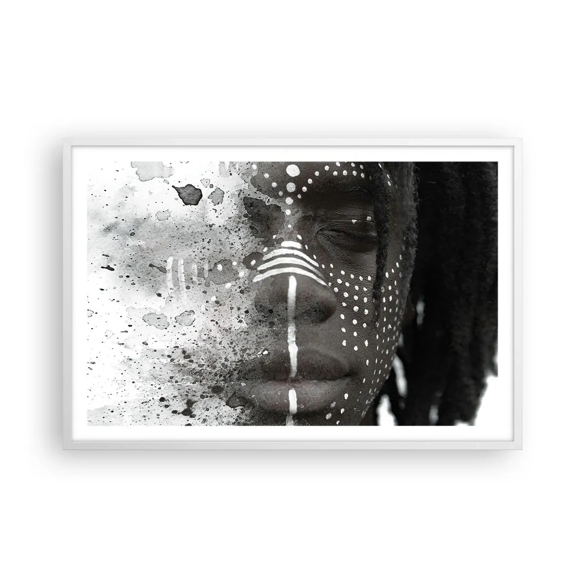 Póster en marco blanco - Descubrimiento del espíritu original - 91x61 cm