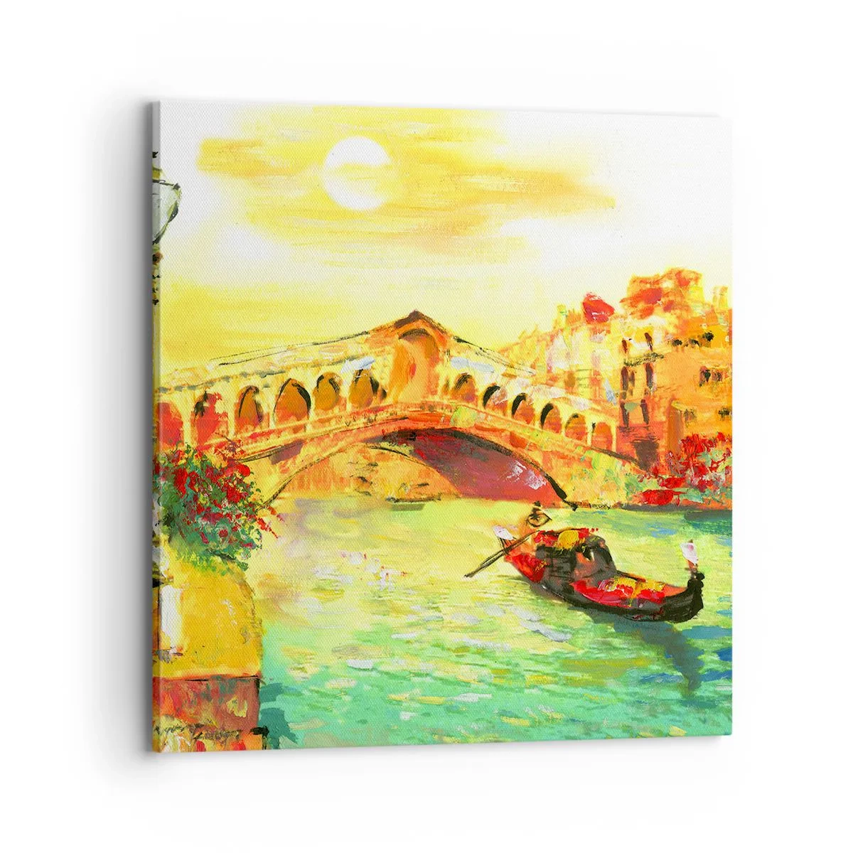 Cuadro sobre lienzo - Impresión de Imagen - Peregrinación de los amantes - 70x70 cm