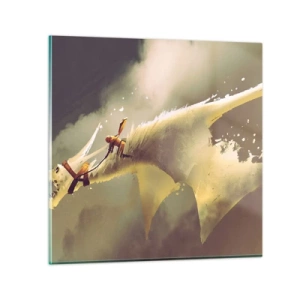 Cuadro sobre vidrio - Impresiones sobre Vidrio - Al rescate - 50x50 cm