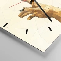 Esfera sin numeración, con rayas