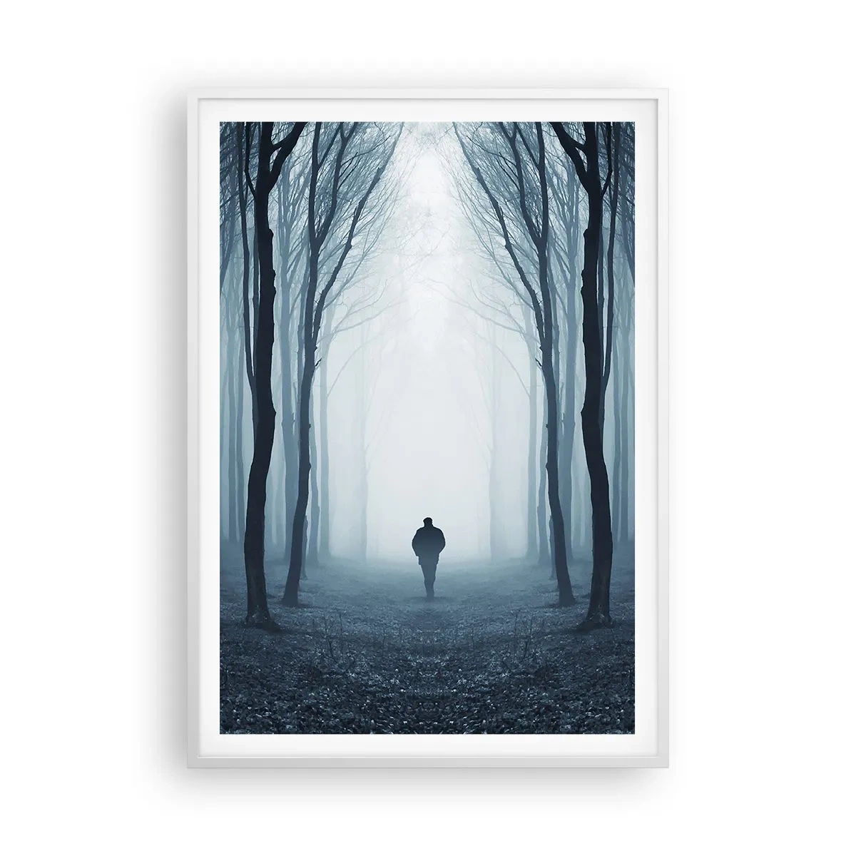 Póster en marco blanco - Alto y claro - 70x100 cm