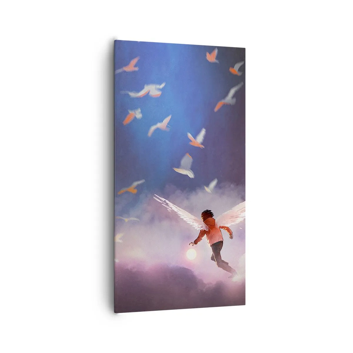 Cuadro sobre lienzo - Impresión de Imagen - Imaginación y valor - 65x120 cm