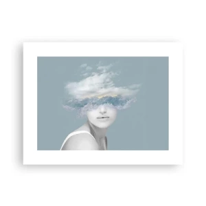 Póster - Con la cabeza en las nubes - 40x30 cm