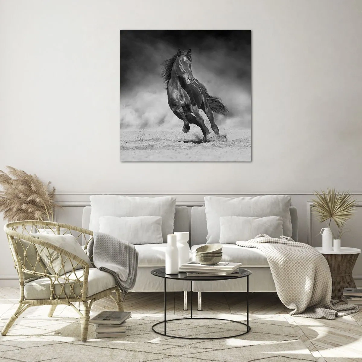 Cuadro sobre vidrio - Impresiones sobre Vidrio - Digno del propio emir - 70x70 cm