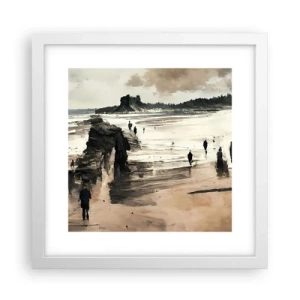 Póster en marco blanco - Un sueño evocado - 30x30 cm