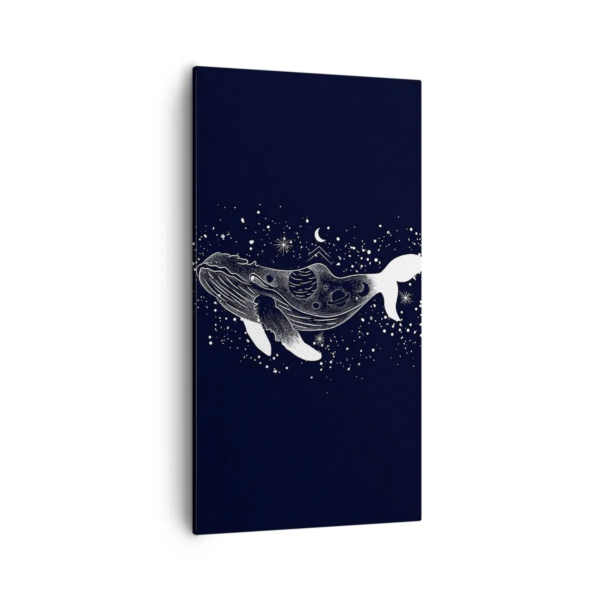 Cuadro sobre lienzo - Impresión de Imagen - En el océano del universo - 55x100 cm