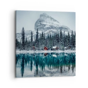Cuadro sobre lienzo - Impresión de Imagen - Retiro canadiense - 70x70 cm
