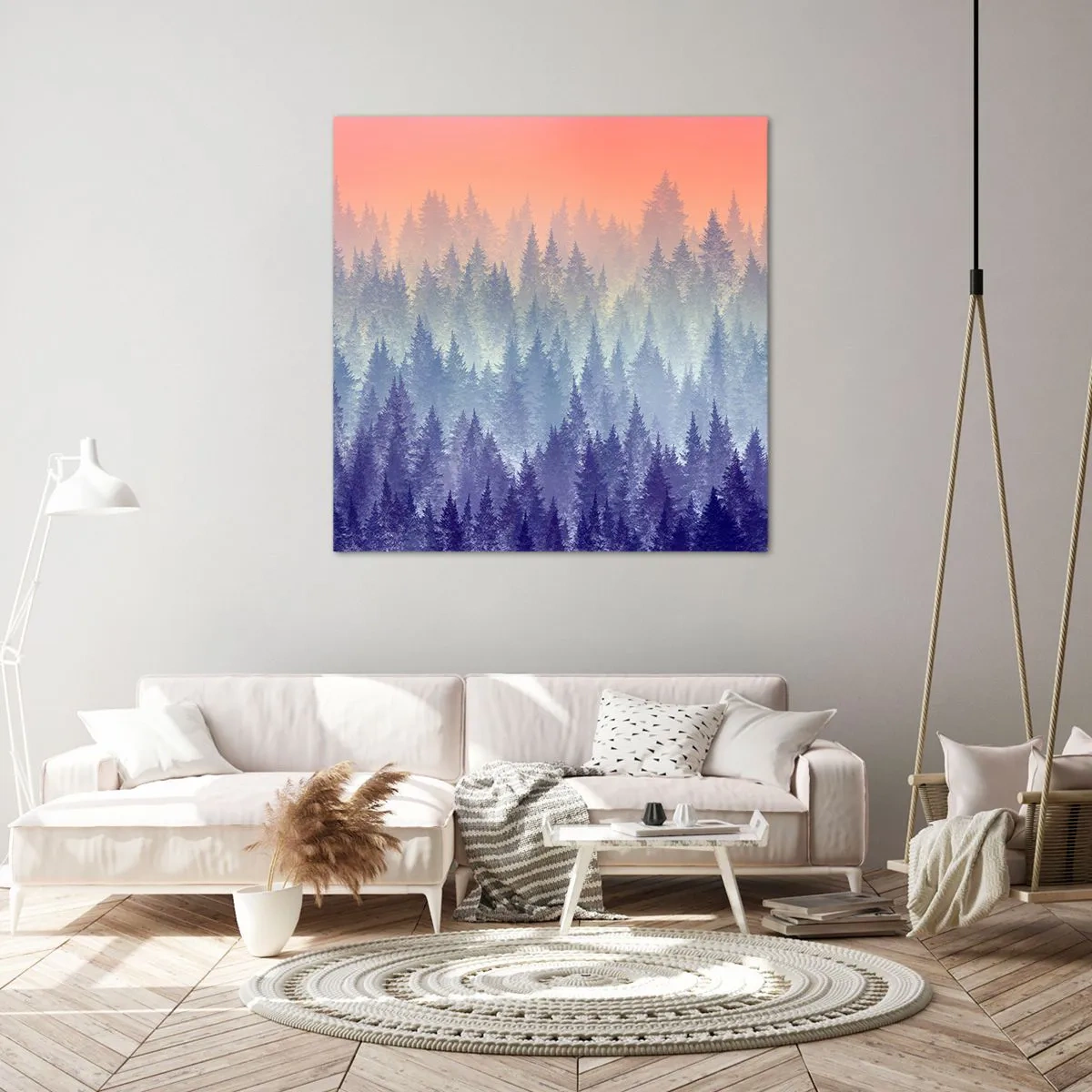 Cuadro sobre lienzo - Impresión de Imagen - Alto, más alto, hasta el cielo - 40x40 cm