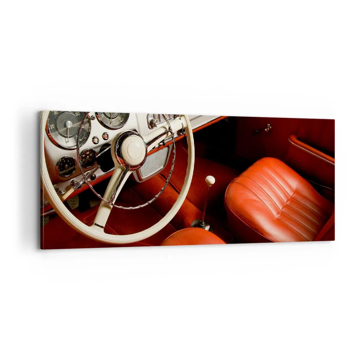 Cuadro sobre lienzo - Impresión de Imagen - Lujo vintage - 100x40 cm