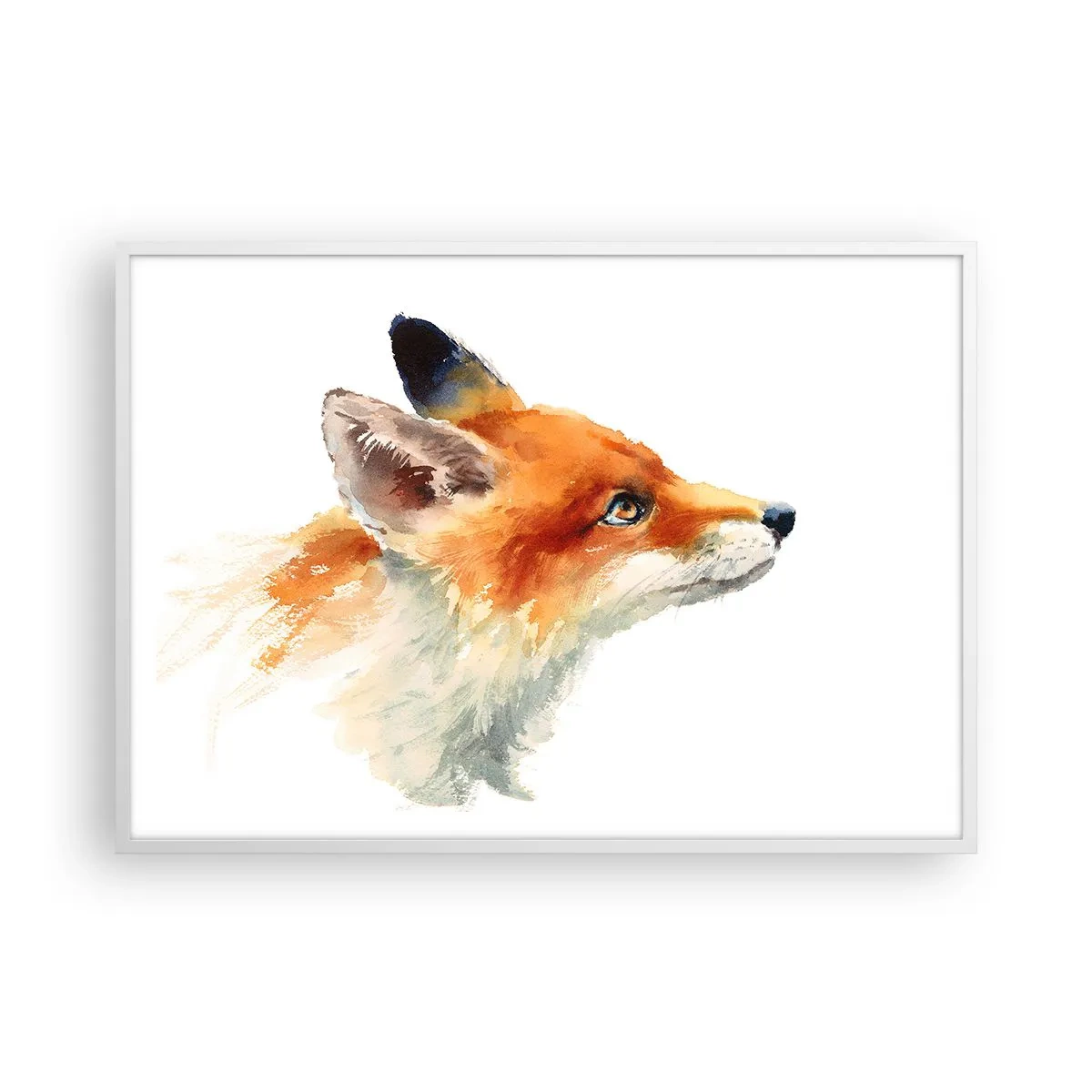 Póster en marco blanco - Nunca se es demasiado cuidadoso - 100x70 cm