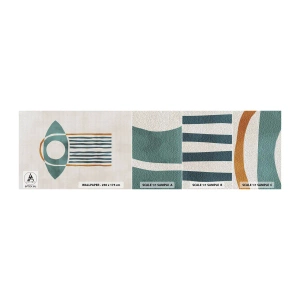Muestra De Fotomural Standard Eco - Signos y rituales - bohemia, Ojo, Minimalismo - 100x30 cm