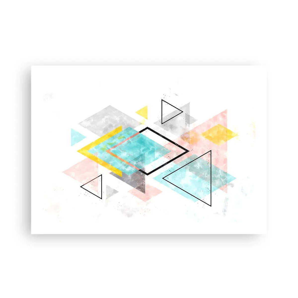 Póster - Un juego geométrico - 70x50 cm
