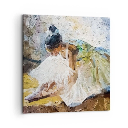 Cuadro sobre lienzo - Impresión de Imagen - De un cuadro de Degas - 50x50 cm