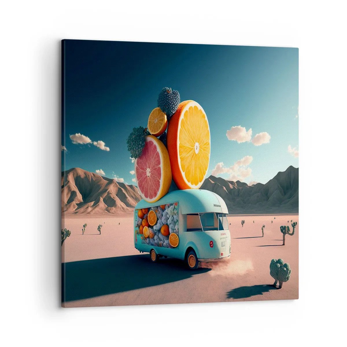 Cuadro sobre lienzo - Impresión de Imagen - Un sabor a vacaciones - 50x50 cm