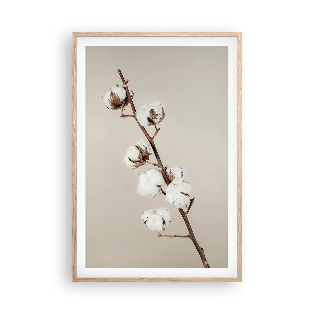 Póster en marco roble claro - En la fuente de la suavidad - 61x91 cm