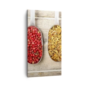 Cuadro sobre lienzo - Impresión de Imagen - La magia de la cocina - 45x80 cm