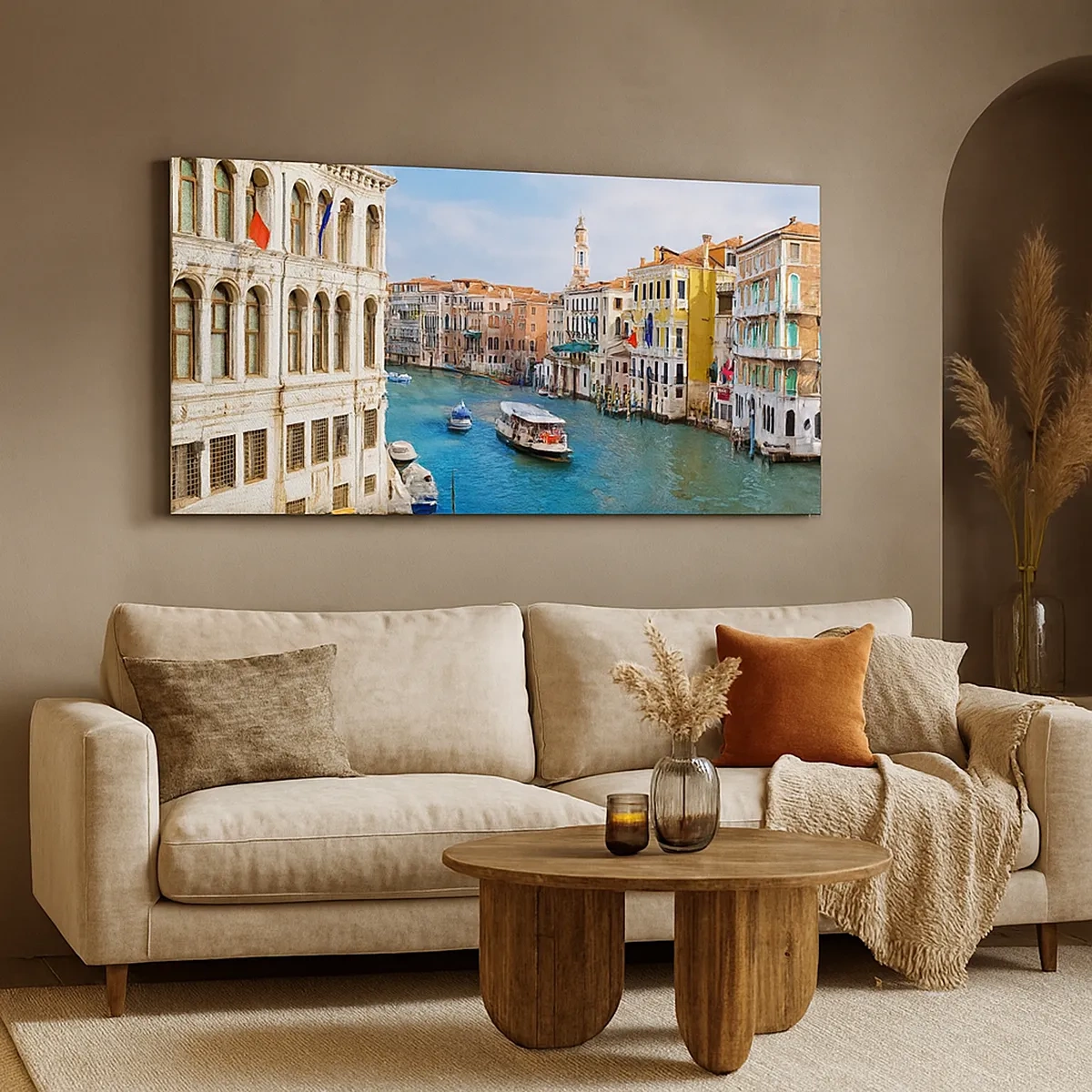 Cuadro sobre lienzo - Impresión de Imagen - Tráfico único en el mundo - 30x30 cm