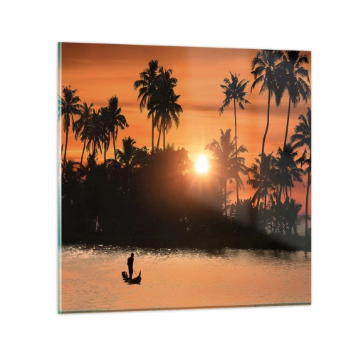 Cuadro sobre vidrio - Impresiones sobre Vidrio - Tiempo de descanso - 60x60 cm