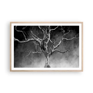 Póster en marco roble claro - Primordial y sagrado - 91x61 cm