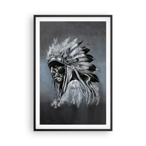 Póster en marco negro - Regreso a las raíces - 61x91 cm