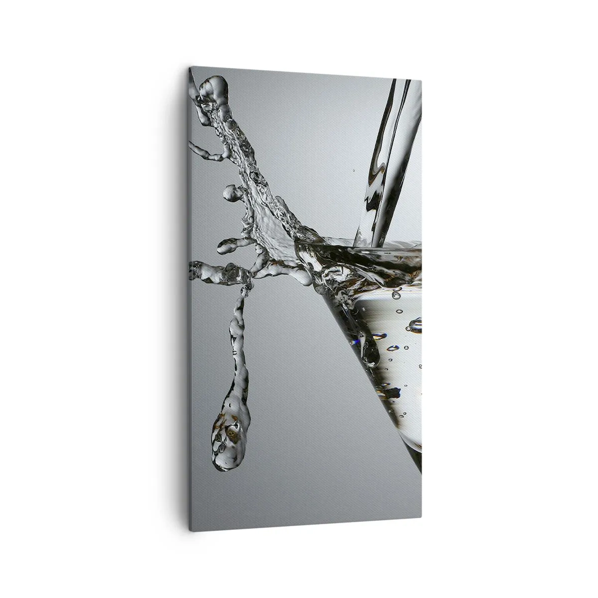 Cuadro sobre lienzo - Impresión de Imagen - Sobre el borde de una taza - 45x80 cm