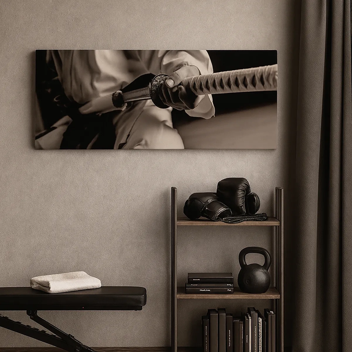 Cuadro sobre lienzo - Impresión de Imagen - Alma de guerrero - 30x30 cm