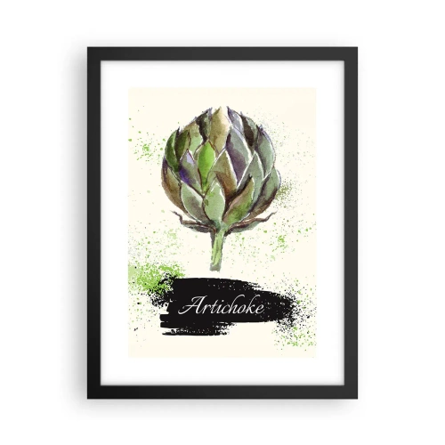Póster en marco negro - El sabor del otoño - 30x40 cm