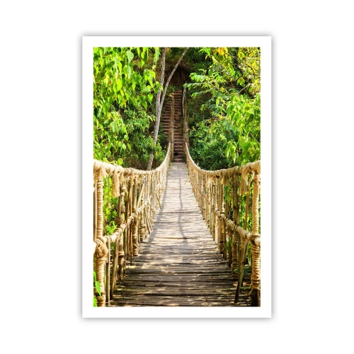 Póster - Suspendido en verde - 61x91 cm