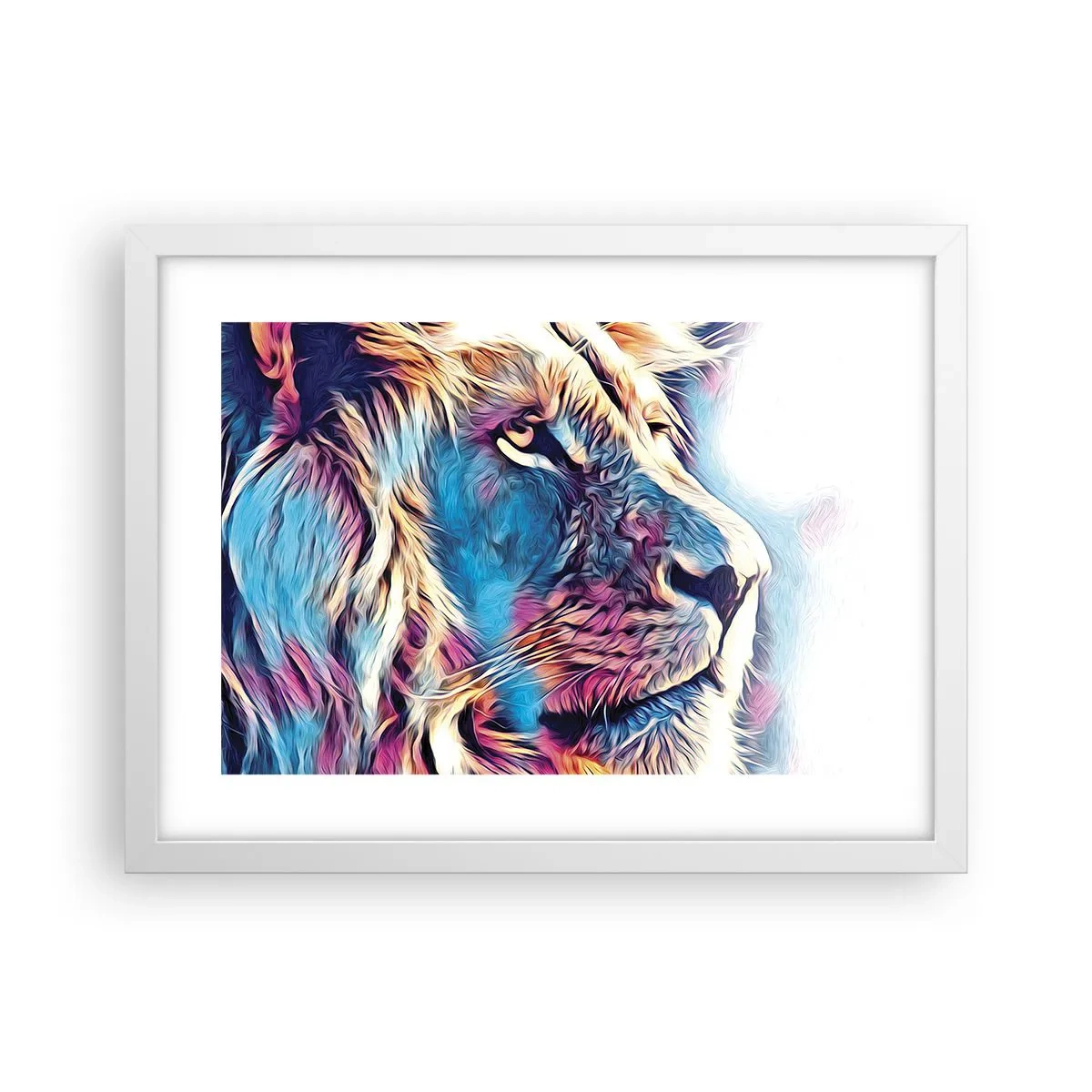 Póster en marco blanco - La sabiduría de la naturaleza - 40x30 cm