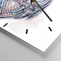 Esfera sin numeración, con rayas