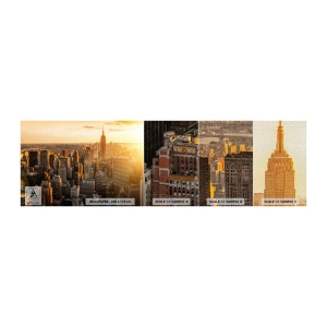 Muestra de fotomural Premium Canvas - Creciendo al sol - Ciudad, Nueva York, Arquitectura - 100x30 cm