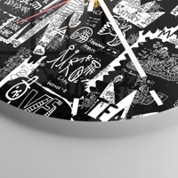 Esfera sin numeración, con rayas