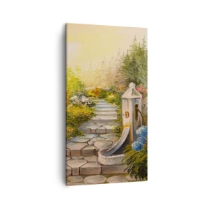 Cuadro sobre lienzo - Impresión de Imagen - En plena floración - 45x80 cm