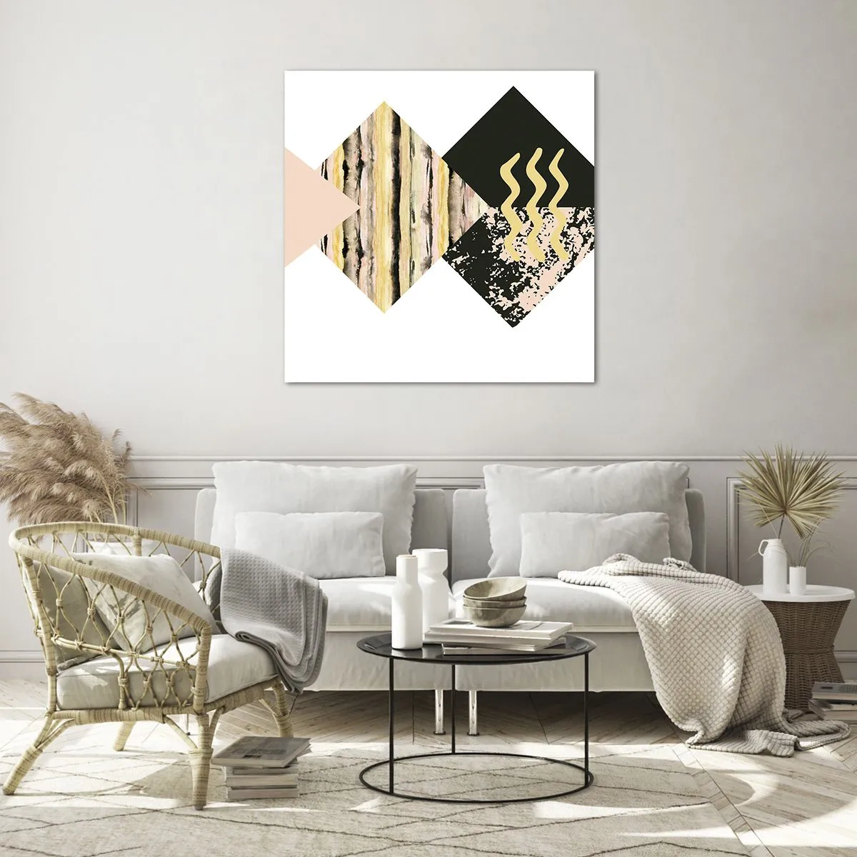 Cuadro sobre vidrio - Impresiones sobre Vidrio - No es tan sencillo - 60x60 cm