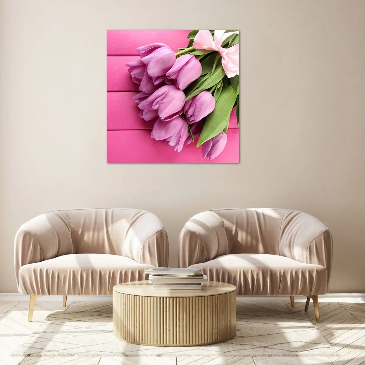 Cuadro sobre vidrio - Impresiones sobre Vidrio - Solo para ti - 60x60 cm