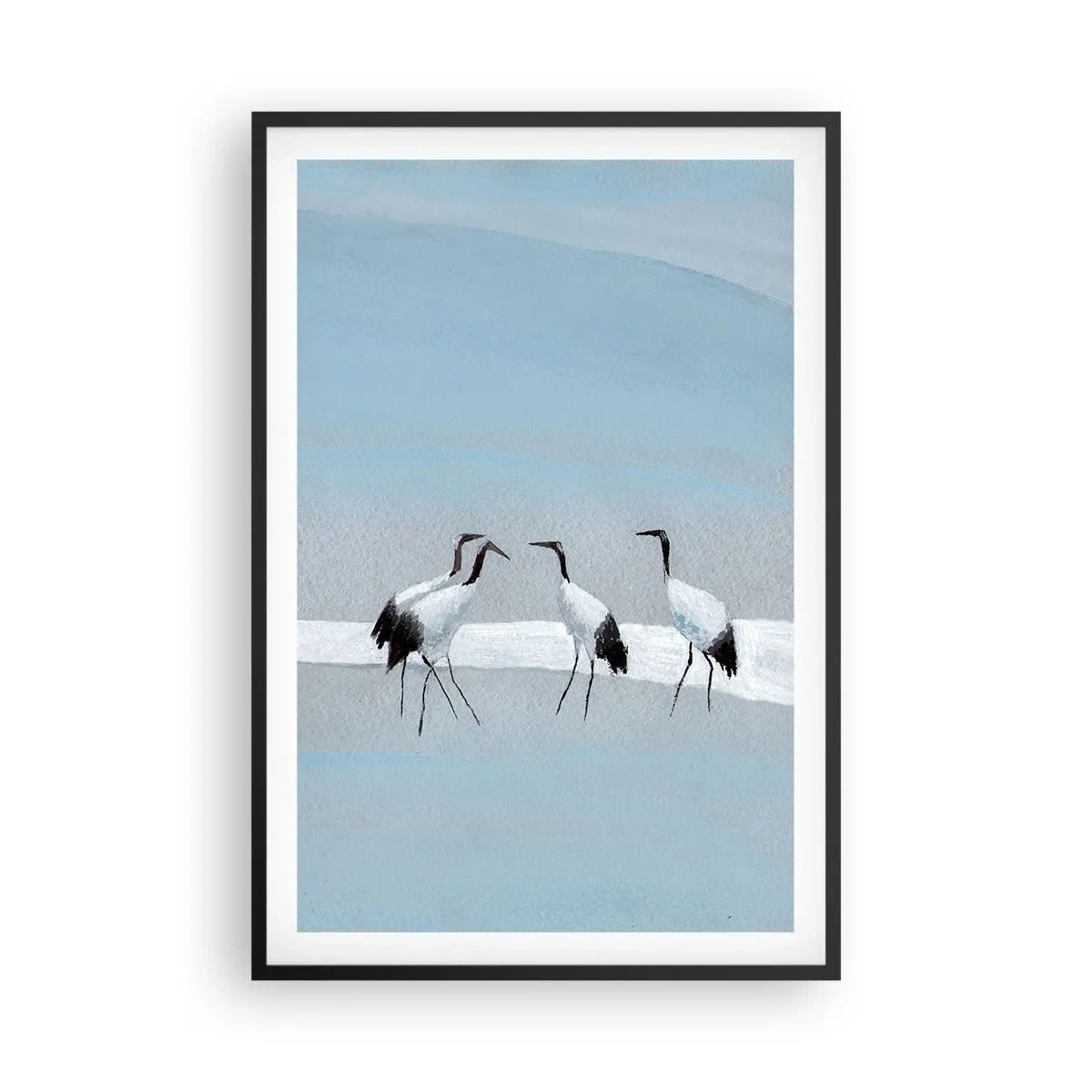Póster en marco negro - Después de un día caluroso - 61x91 cm