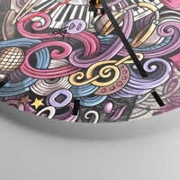 Esfera sin numeración, con rayas