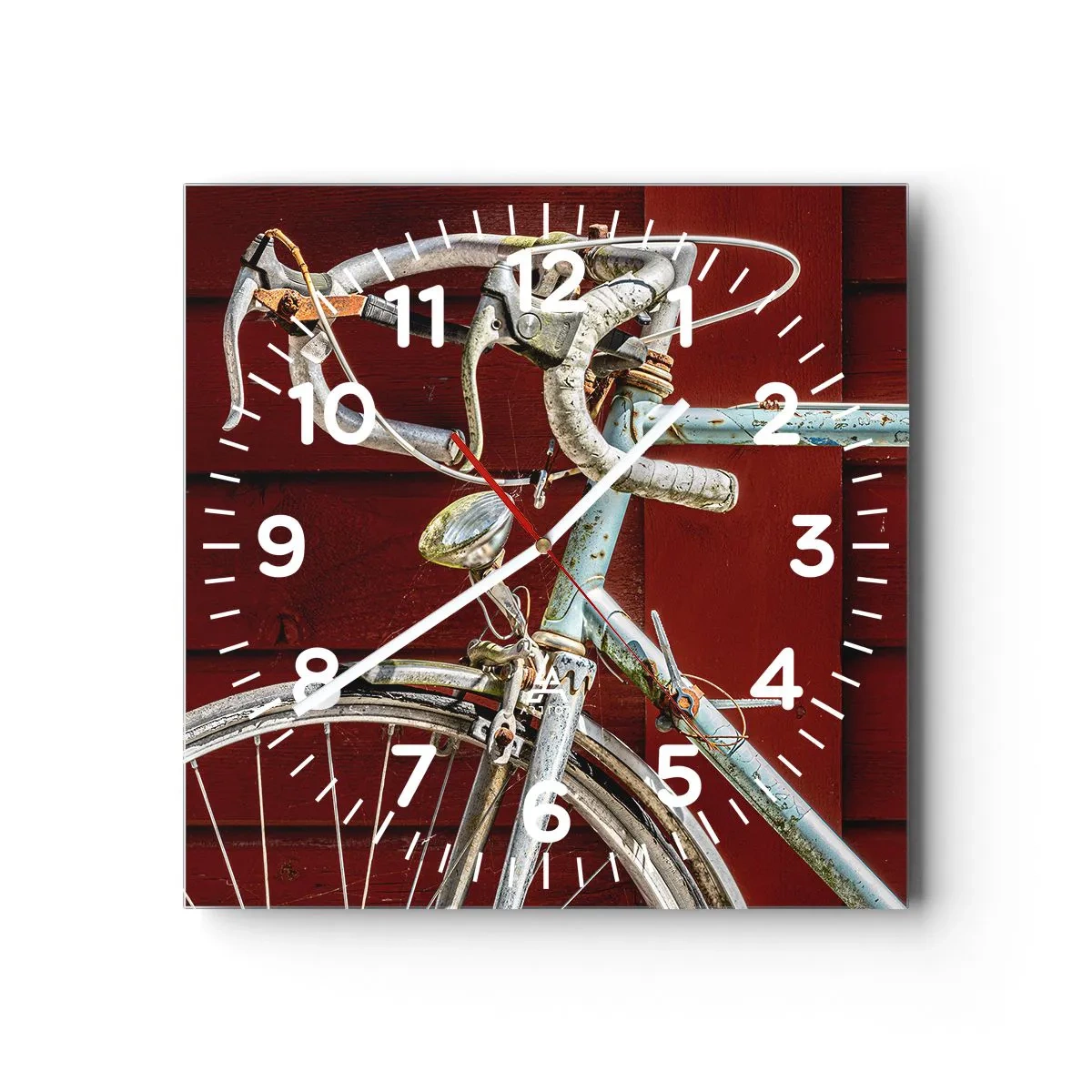 Reloj de pared - Reloj de vidrio - Creada para las victorias - 40x40 cm